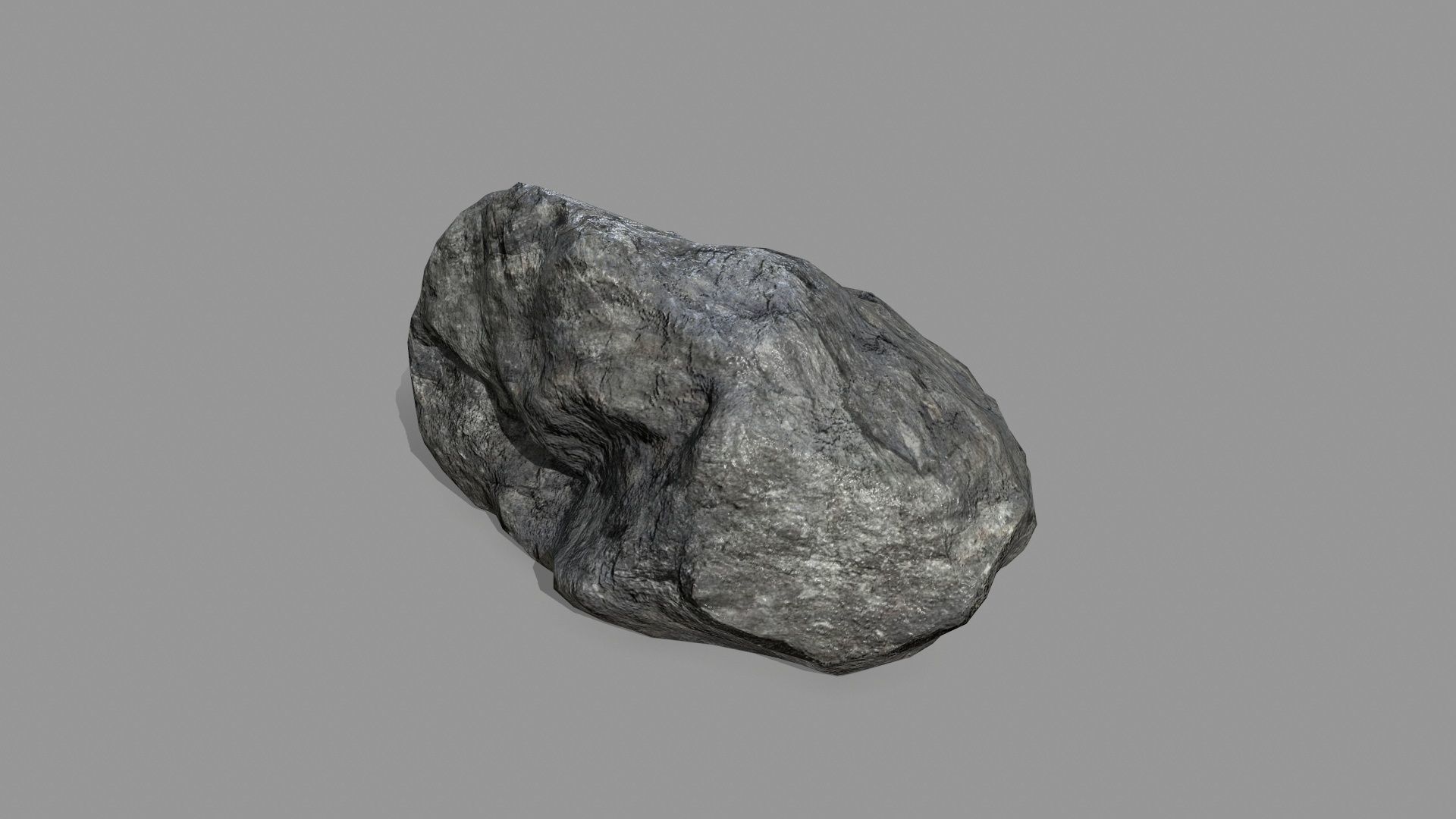Rock Set Low-poly 3D model_10