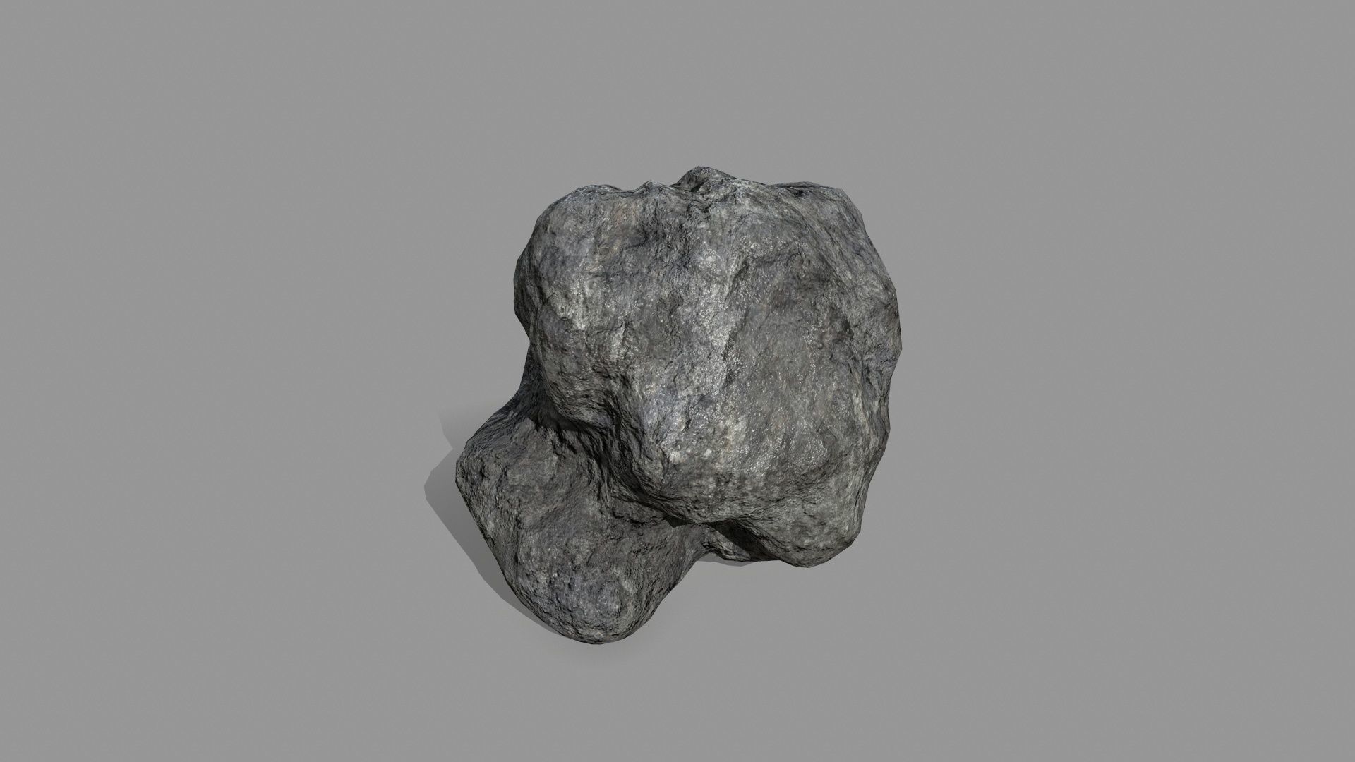 Rock Set Low-poly 3D model_2