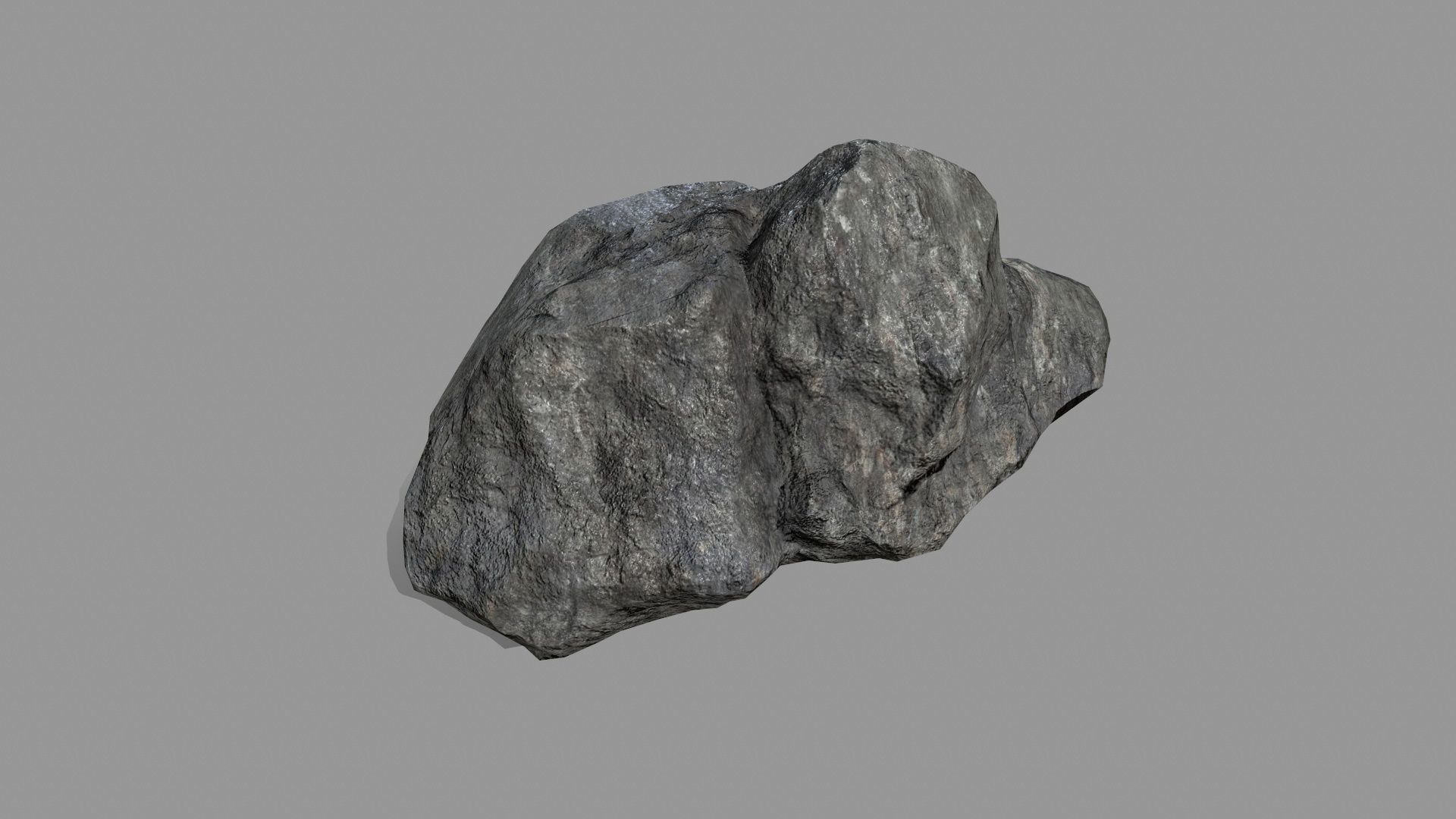 Rock Set Low-poly 3D model_16