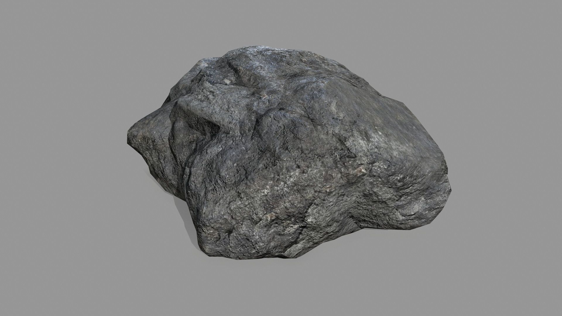 Rock Set Low-poly 3D model_14