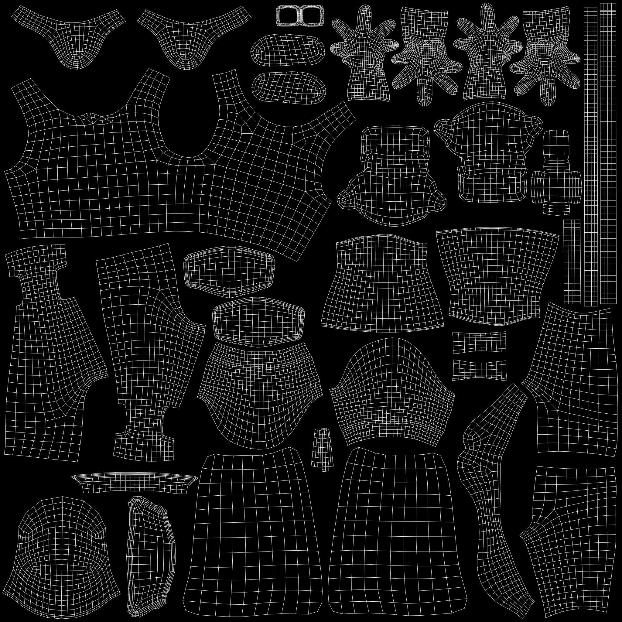 Knight Character With Shield And Sword Low-poly 3D model_8