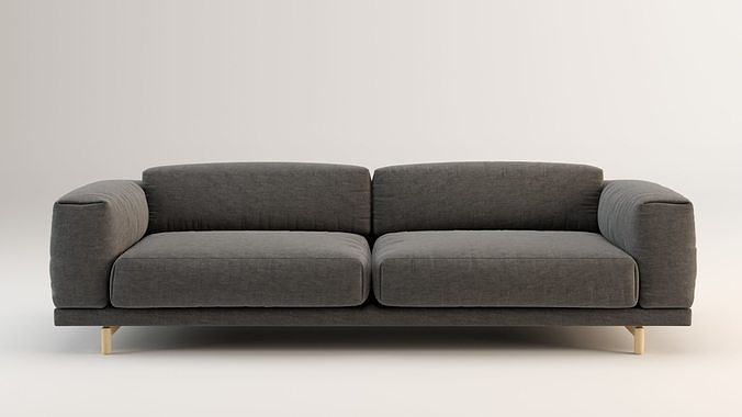 Muuto Rest sofa 3D model