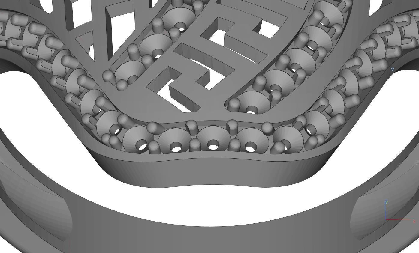 Openwork ring A0-301211 3D print model_7