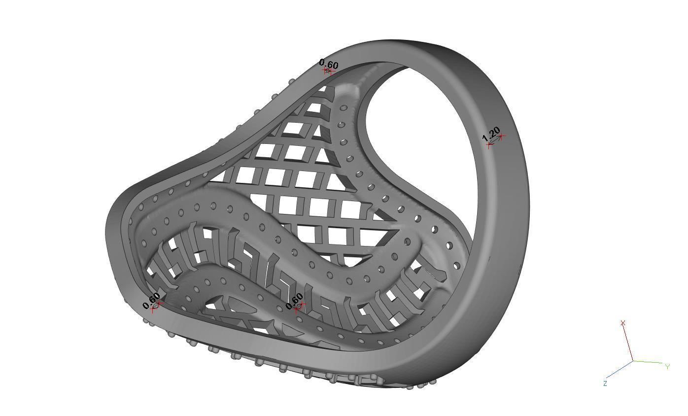 Openwork ring A0-301211 3D print model_6