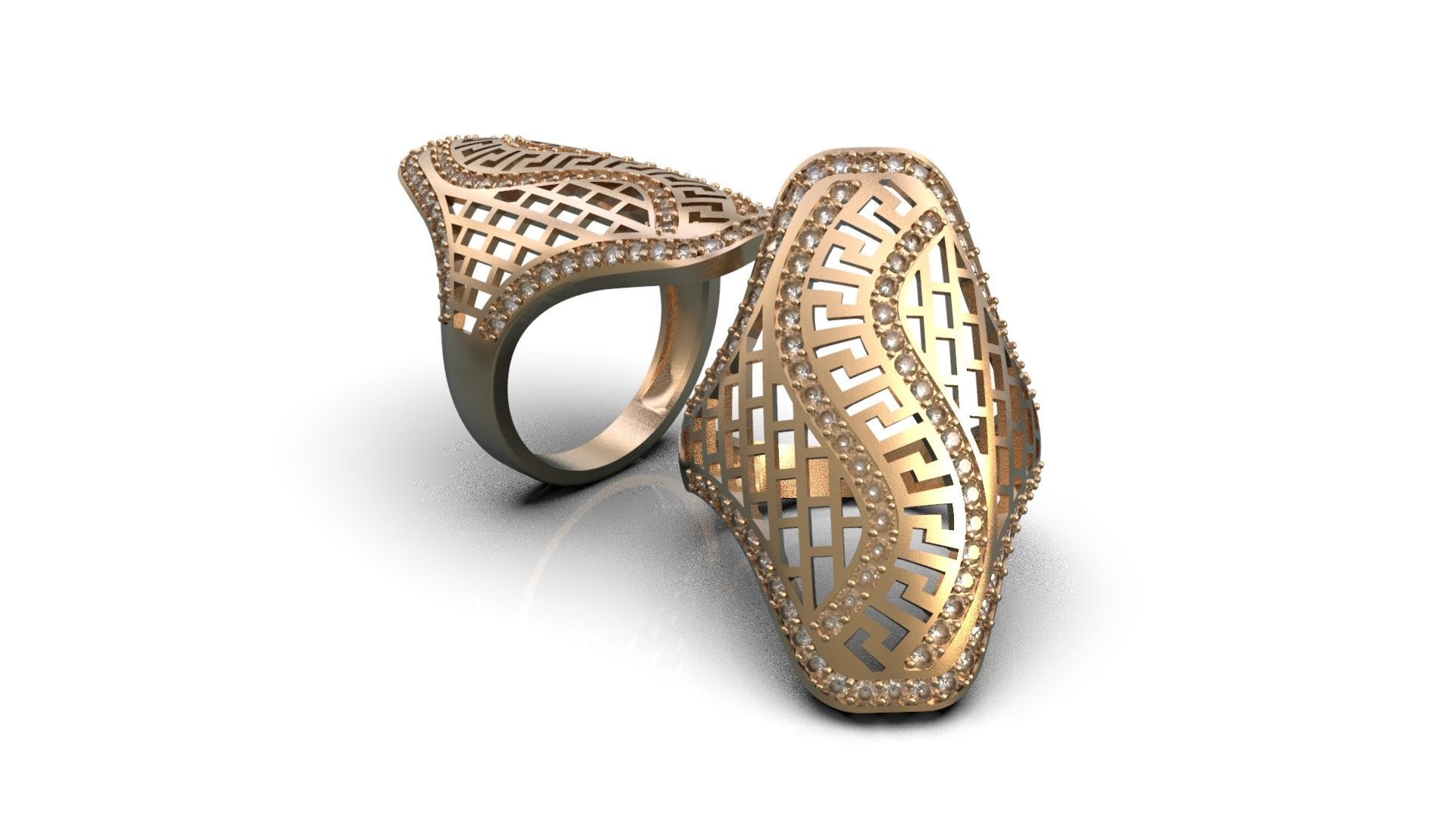 Openwork ring A0-301211 3D print model_0