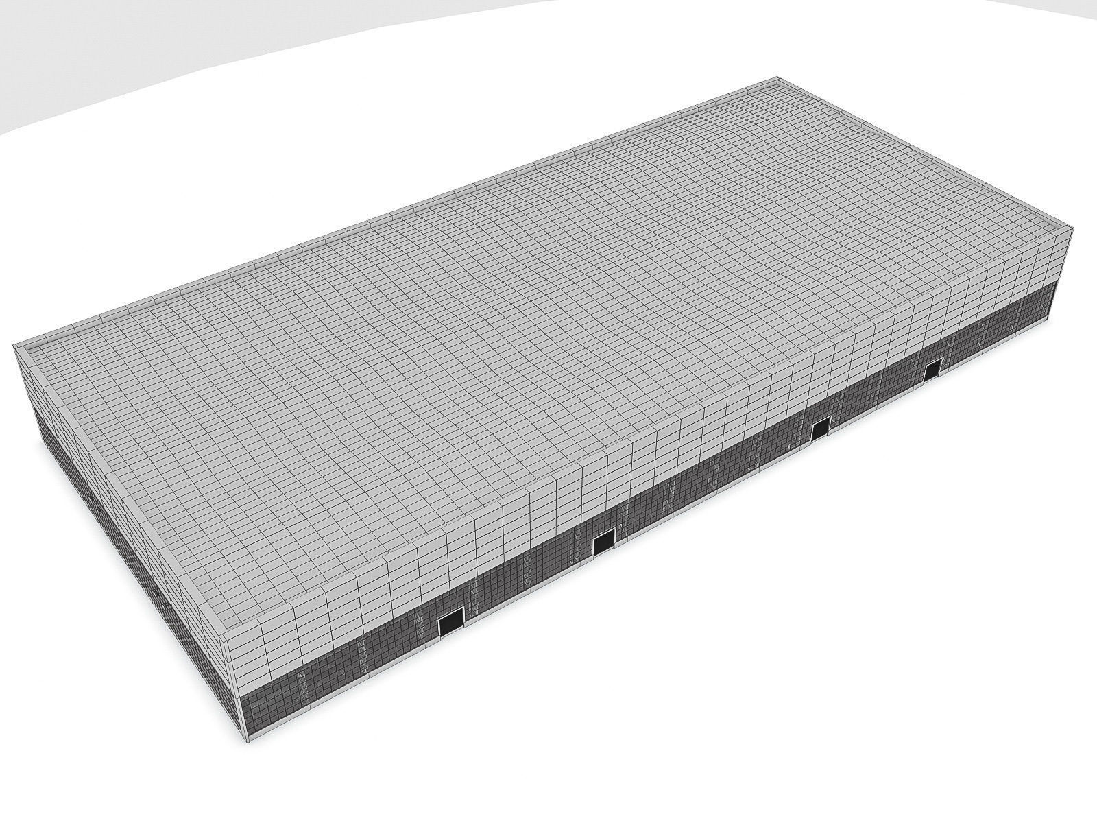 Industrial Building Interior 01 Low-poly 3D model_26