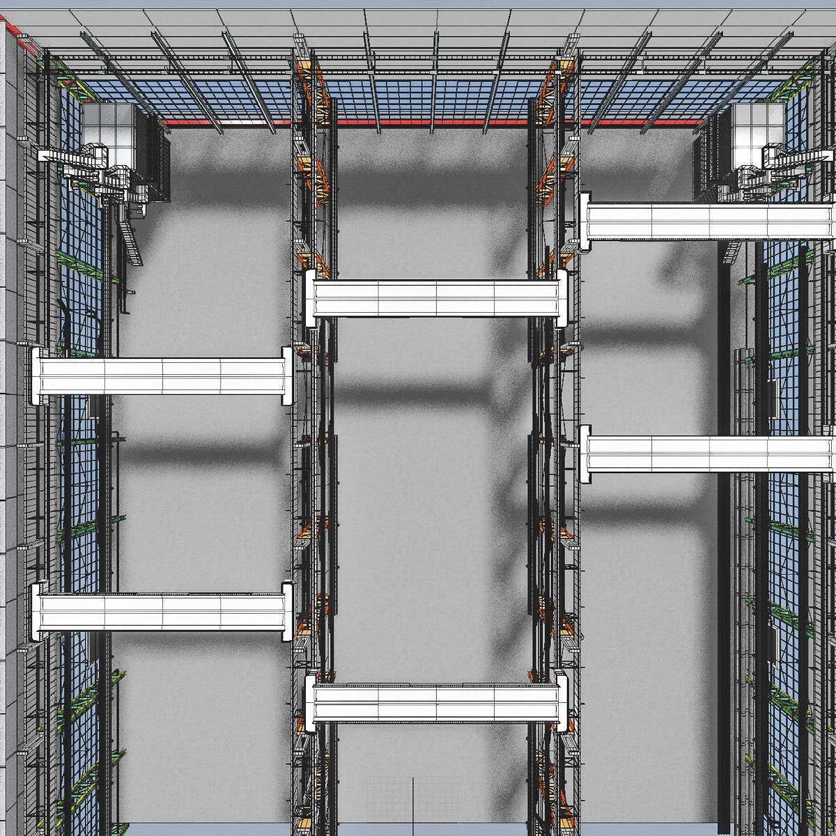 Industrial Building Interior 01 Low-poly 3D model_29