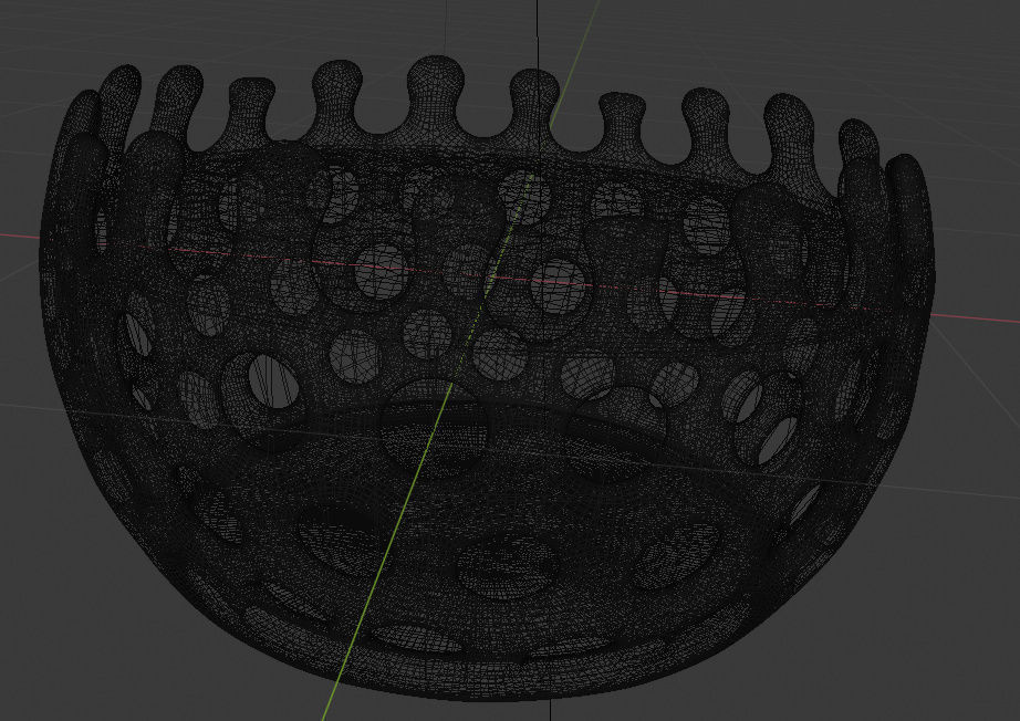 Pot for plants 3D model_4