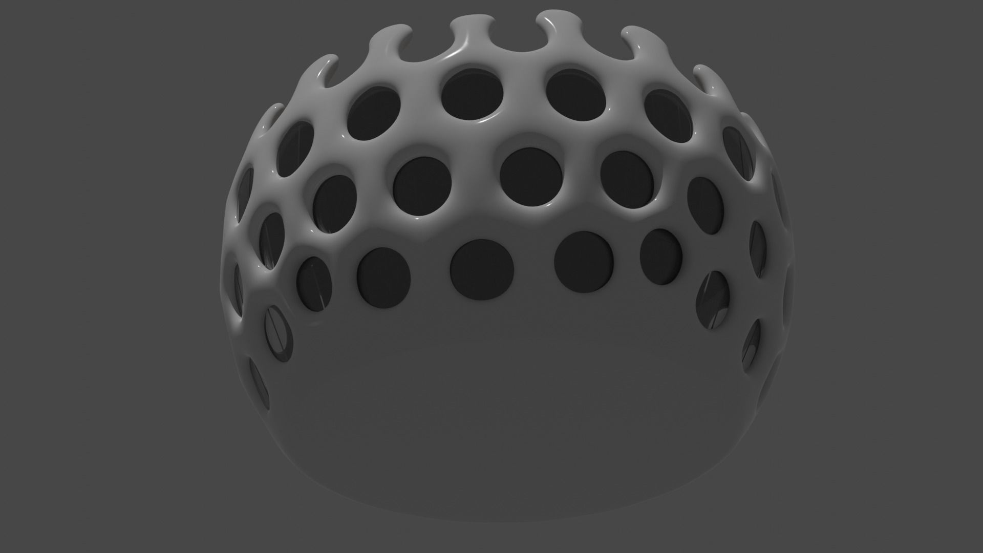 Pot for plants 3D model_2