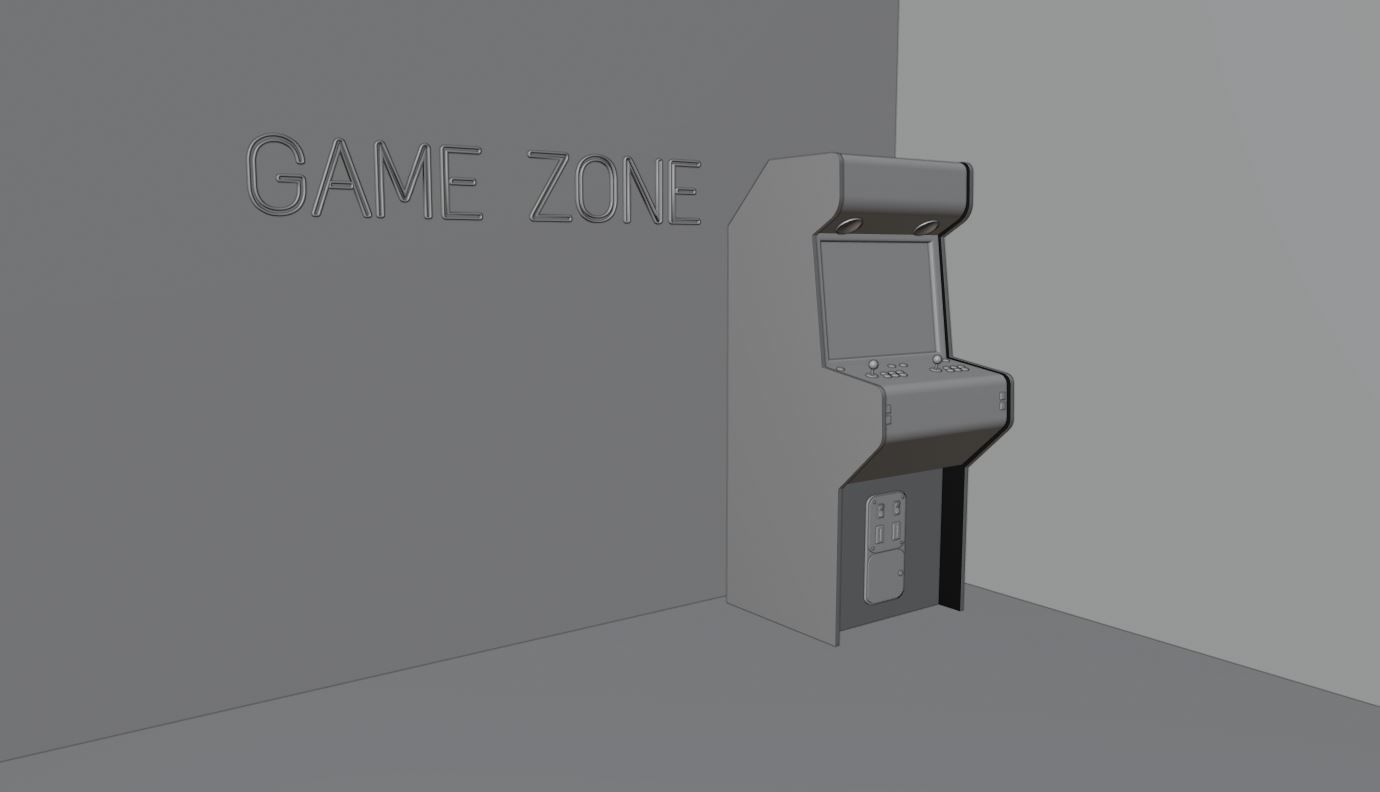 Arcade Machine 3D model_11