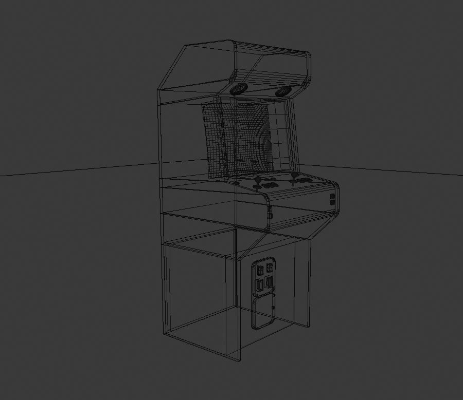 Arcade Machine 3D model_6
