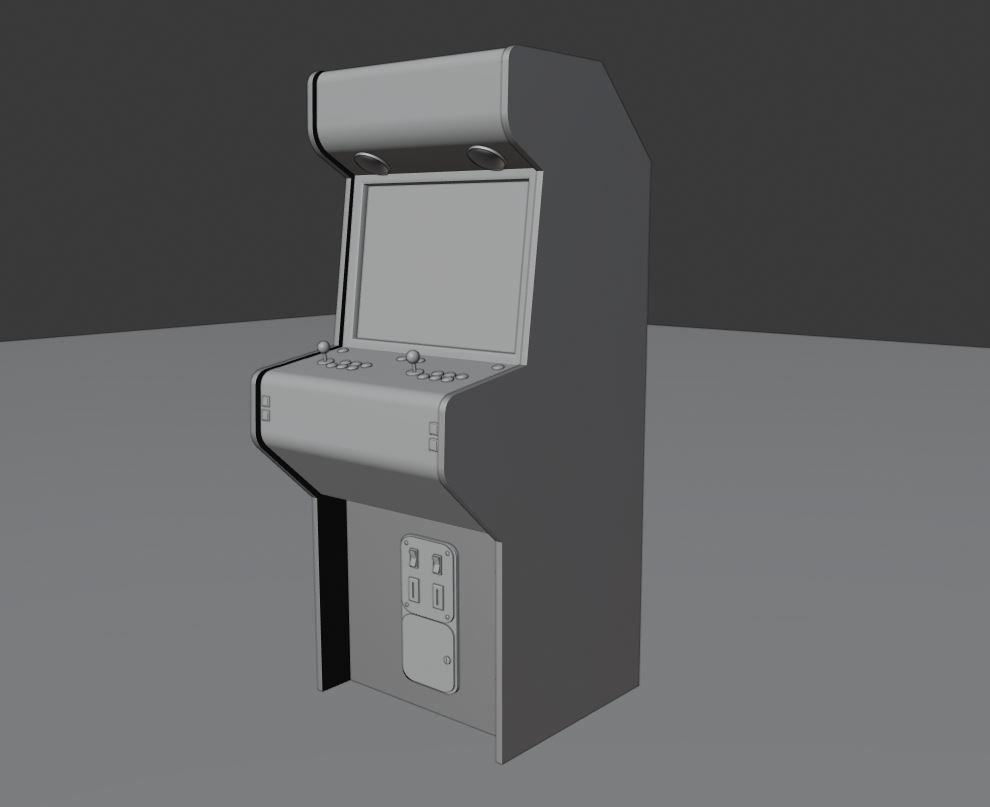 Arcade Machine 3D model_4
