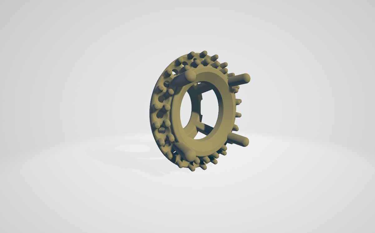 Luxury engagement ring 3D print model_10
