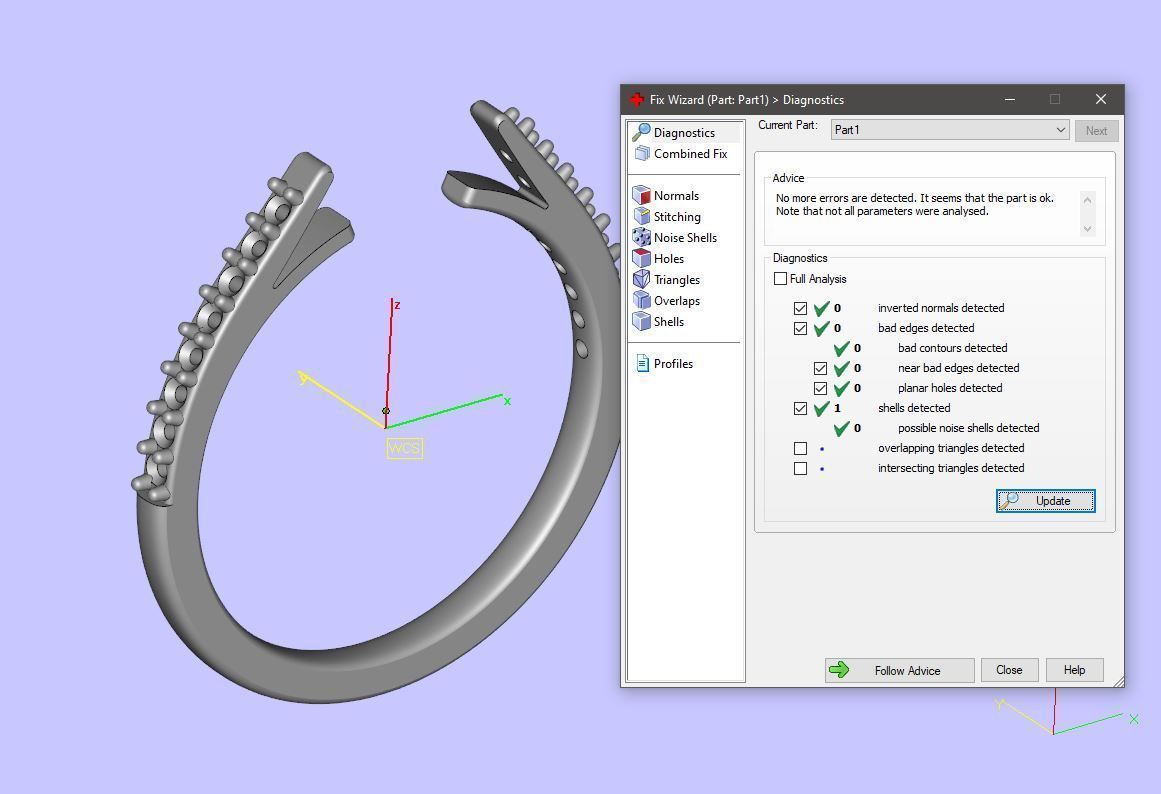 Luxury engagement ring 3D print model_7