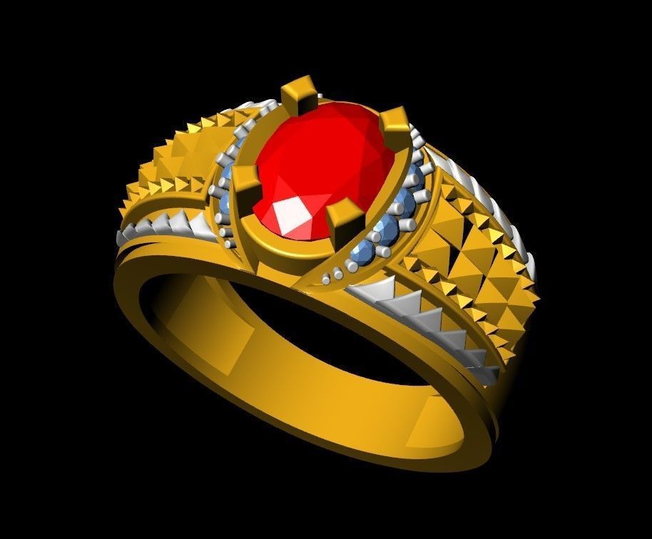 Ring 004 3D print model_4