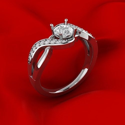 Unique Tension Ring 2 3D print model