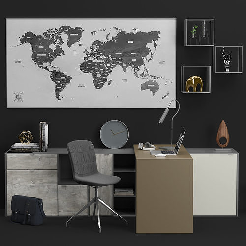 Office Copenhagen BoConcept 3D model