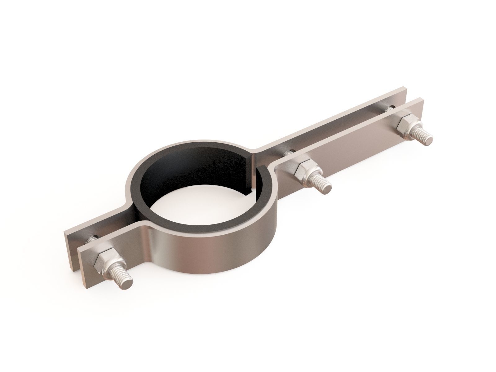 Pipe clamp 04 3D model CGTrader