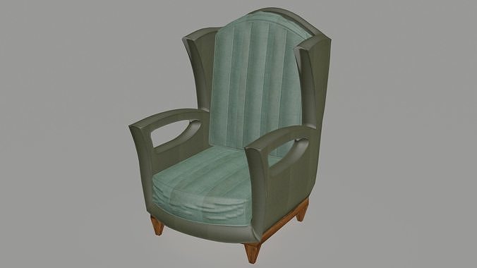 Side holes Armchair 3D model