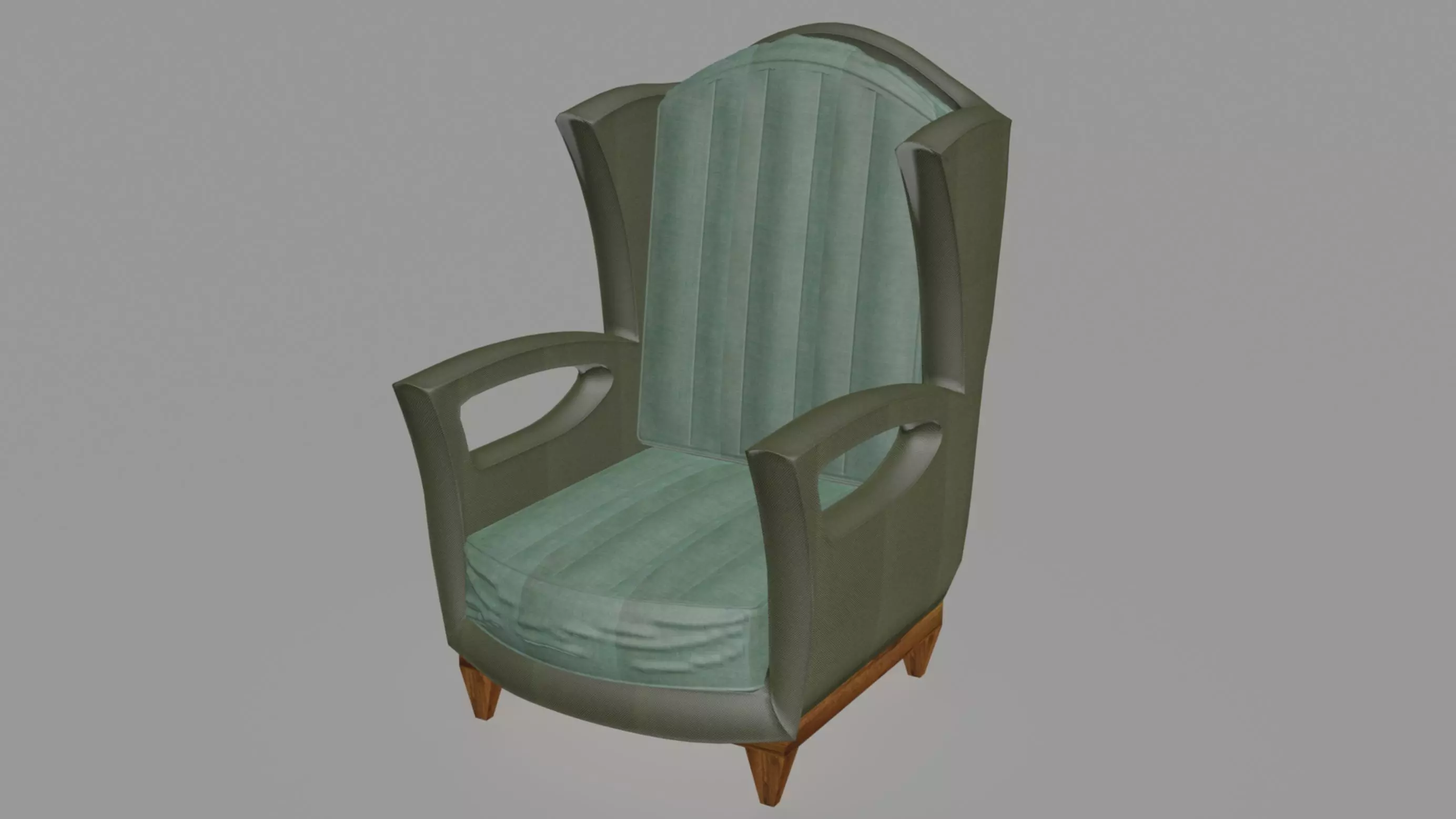 Side holes Armchair 3D model