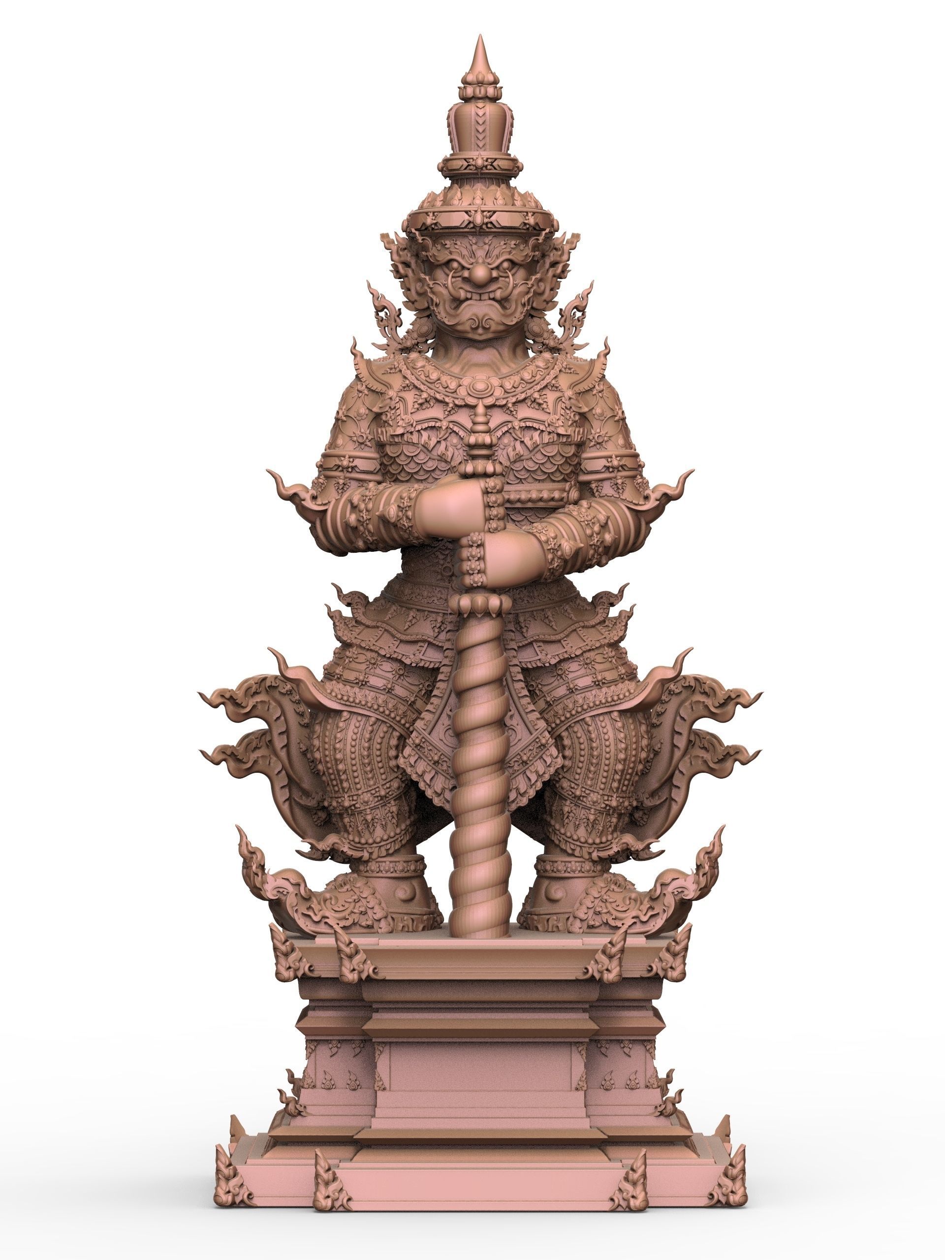 Tao Wessuwan Vol-01 Thai Art for  3D print model 3D print model_1