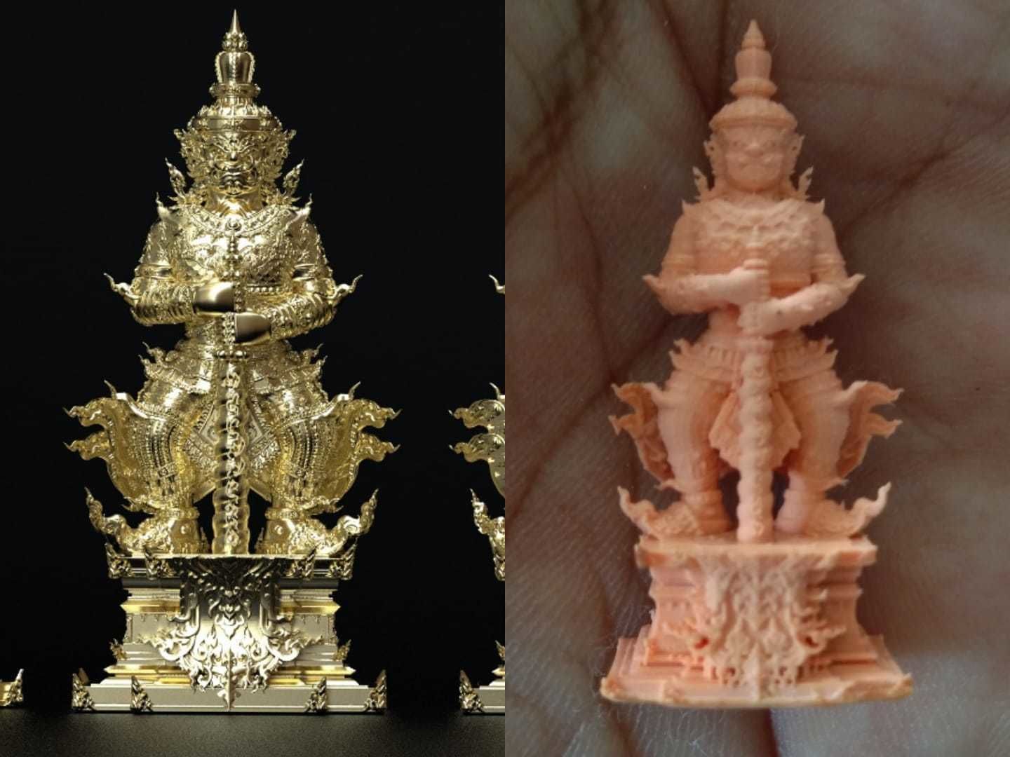 Tao Wessuwan Vol-01 Thai Art for  3D print model 3D print model_6