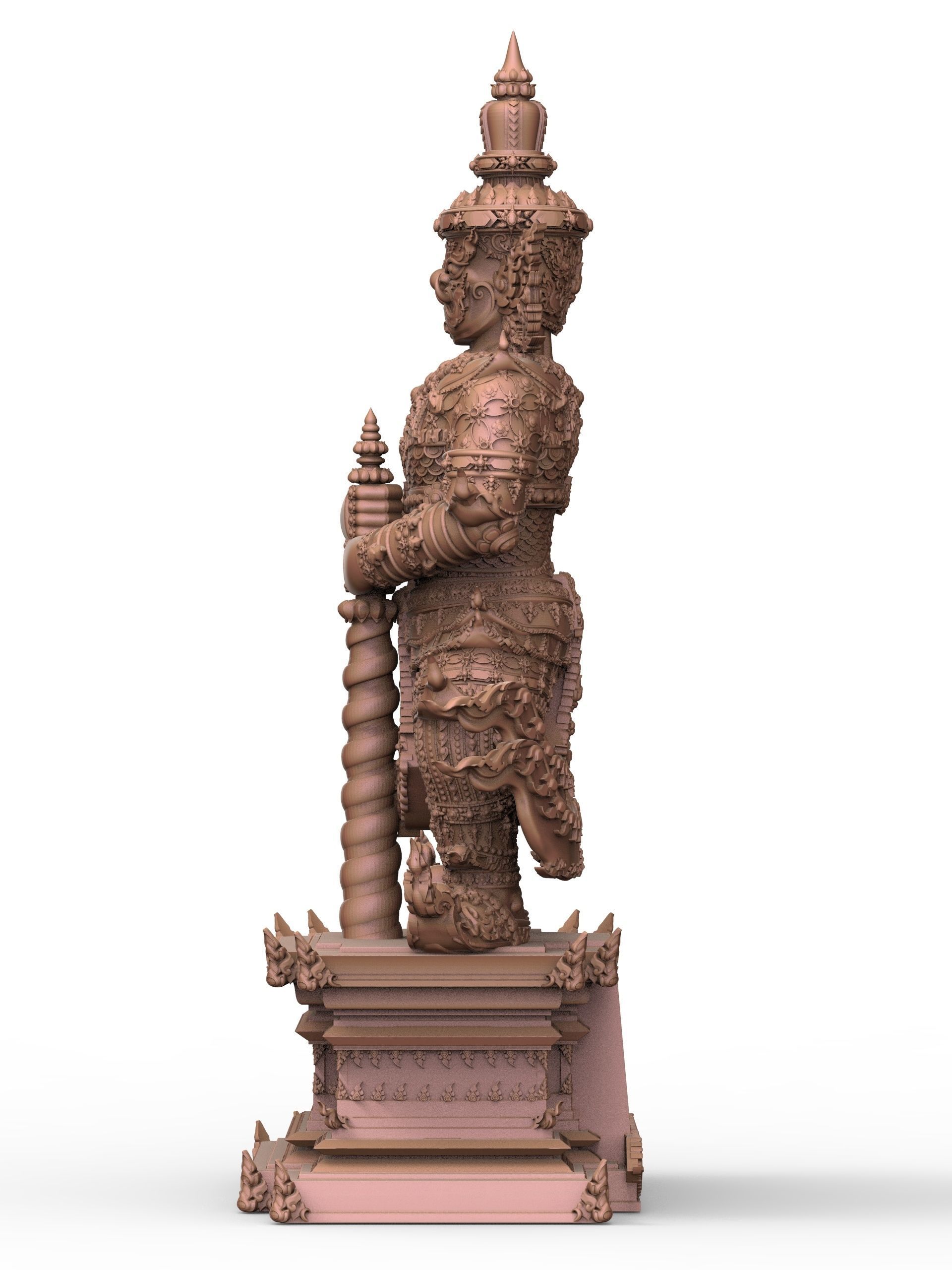 Tao Wessuwan Vol-01 Thai Art for  3D print model 3D print model_3