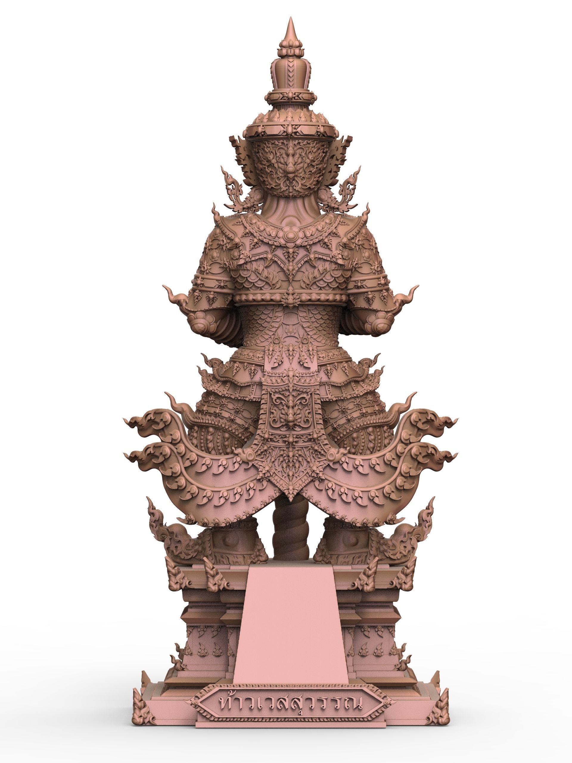 Tao Wessuwan Vol-01 Thai Art for  3D print model 3D print model_2