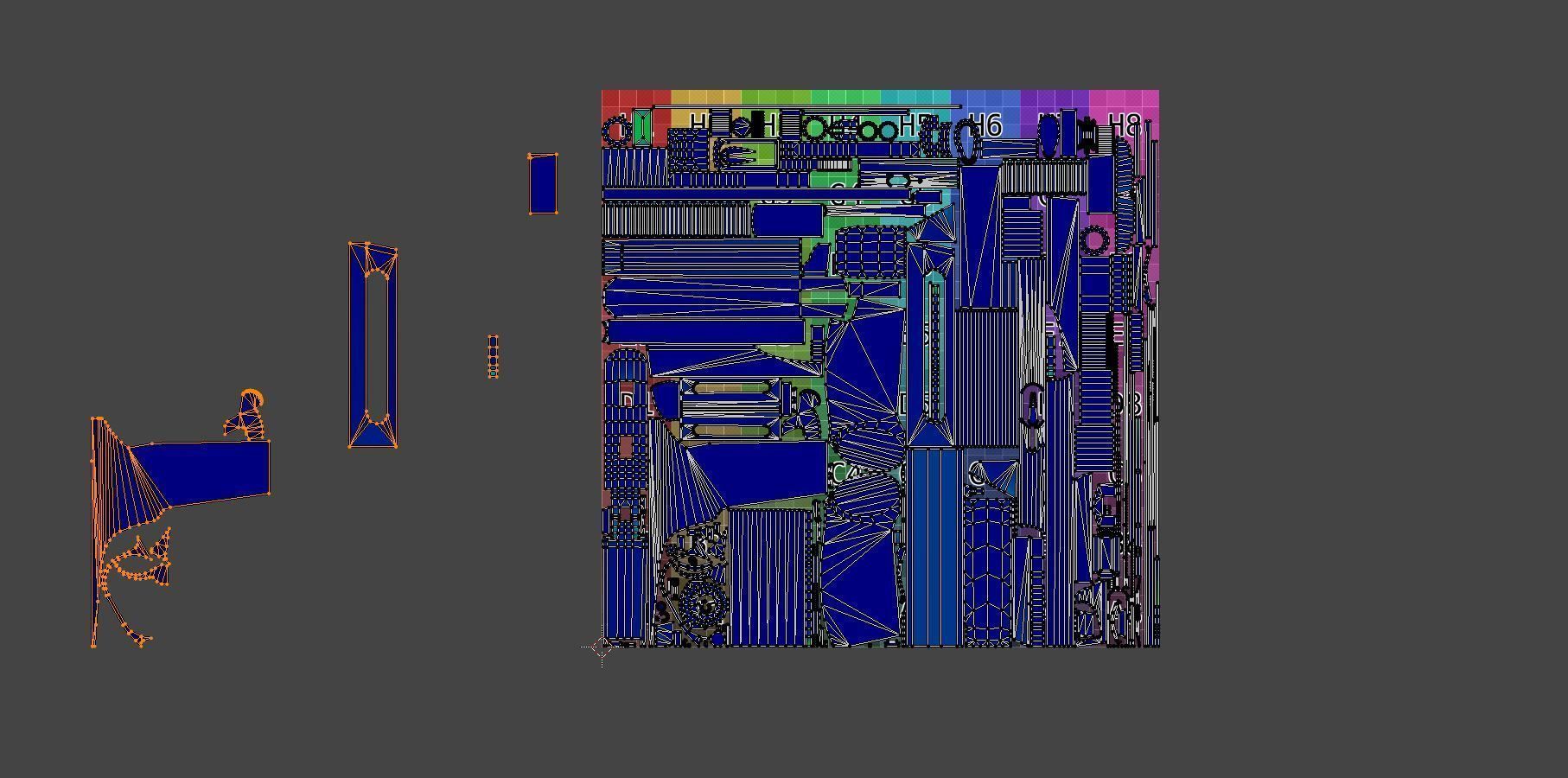 Pistol Makarov Low-poly 3D model_9