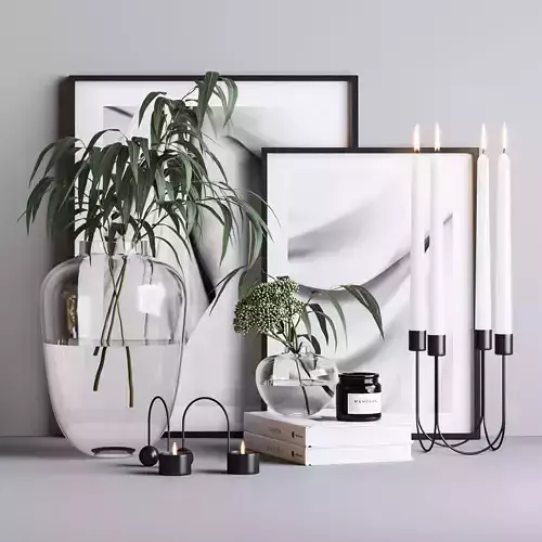 Decorative set 19 3D model