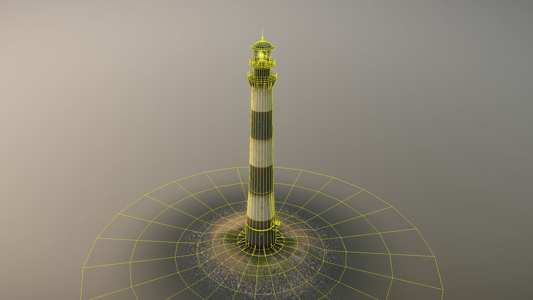 Lighthouse 01 Low-poly 3D model_15