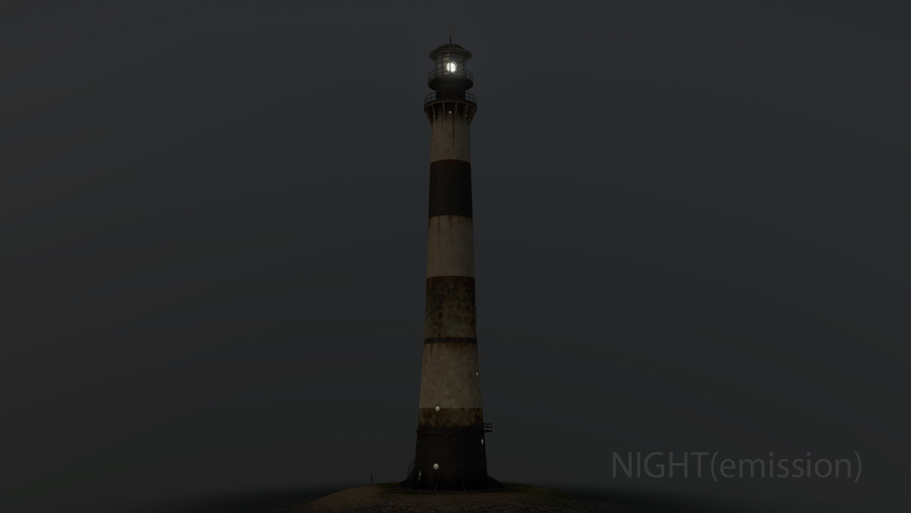 Lighthouse 01 Low-poly 3D model_13