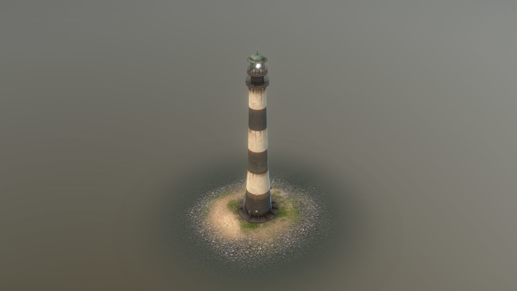 Lighthouse 01 Low-poly 3D model_4