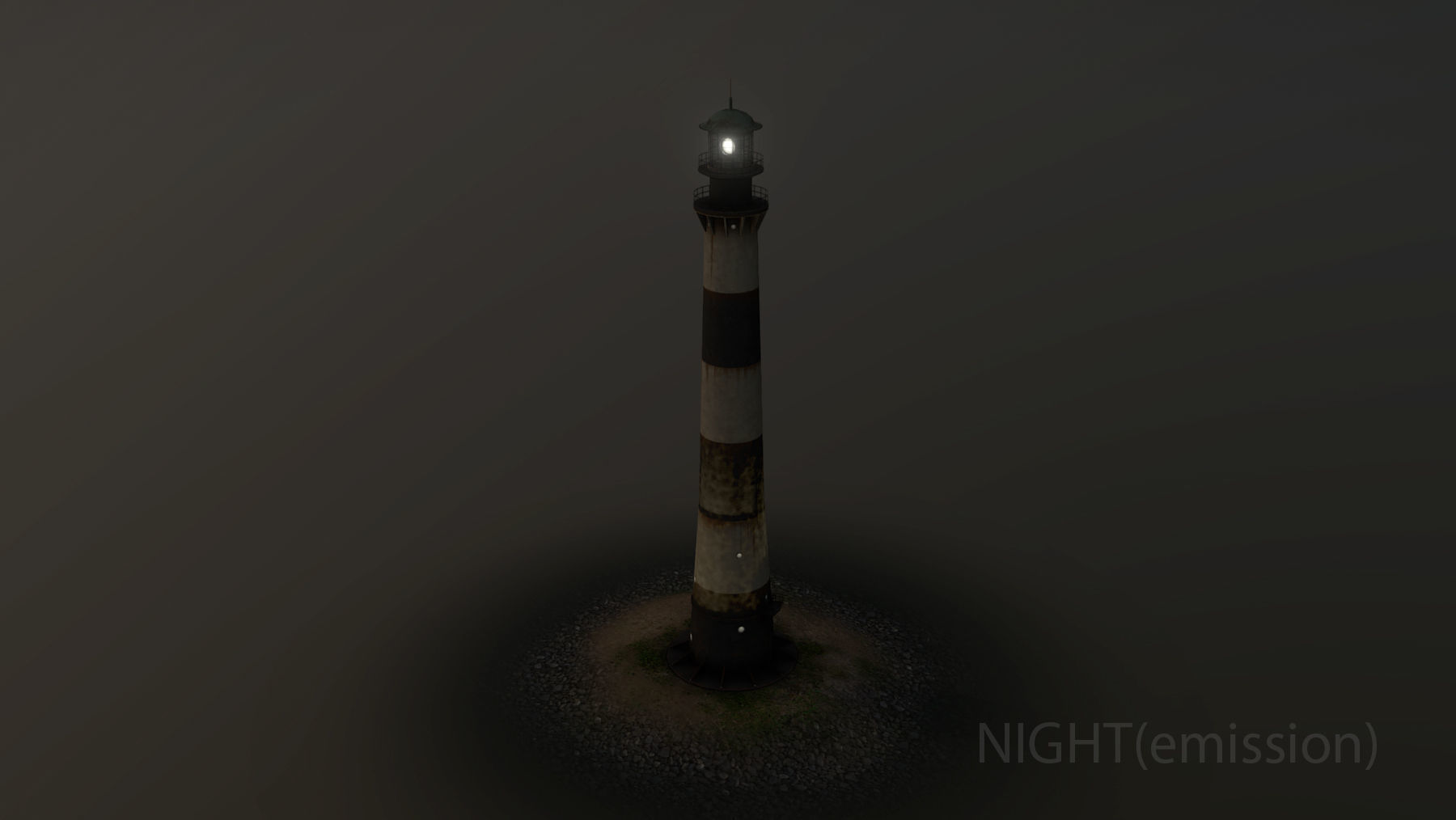 Lighthouse 01 Low-poly 3D model_14