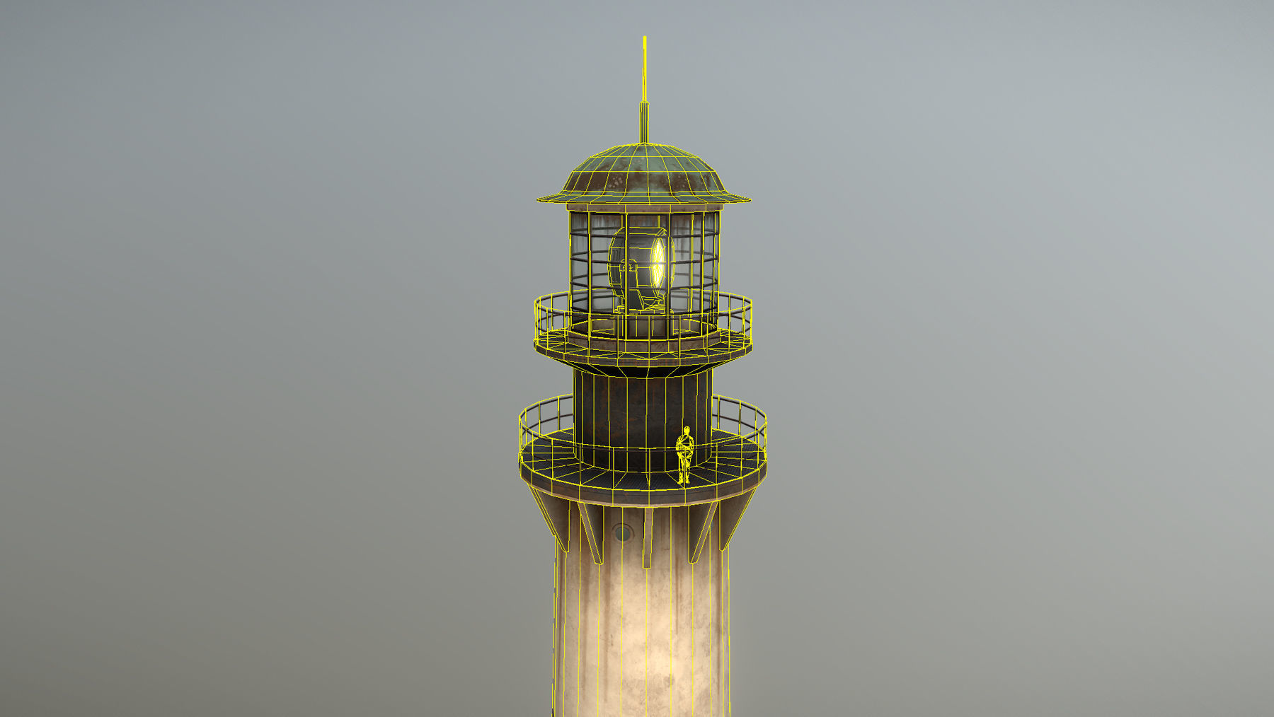 Lighthouse 01 Low-poly 3D model_17