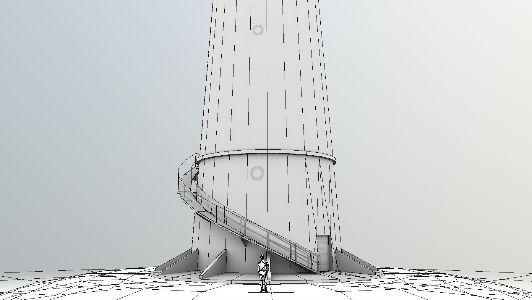 Lighthouse 01 Low-poly 3D model_19