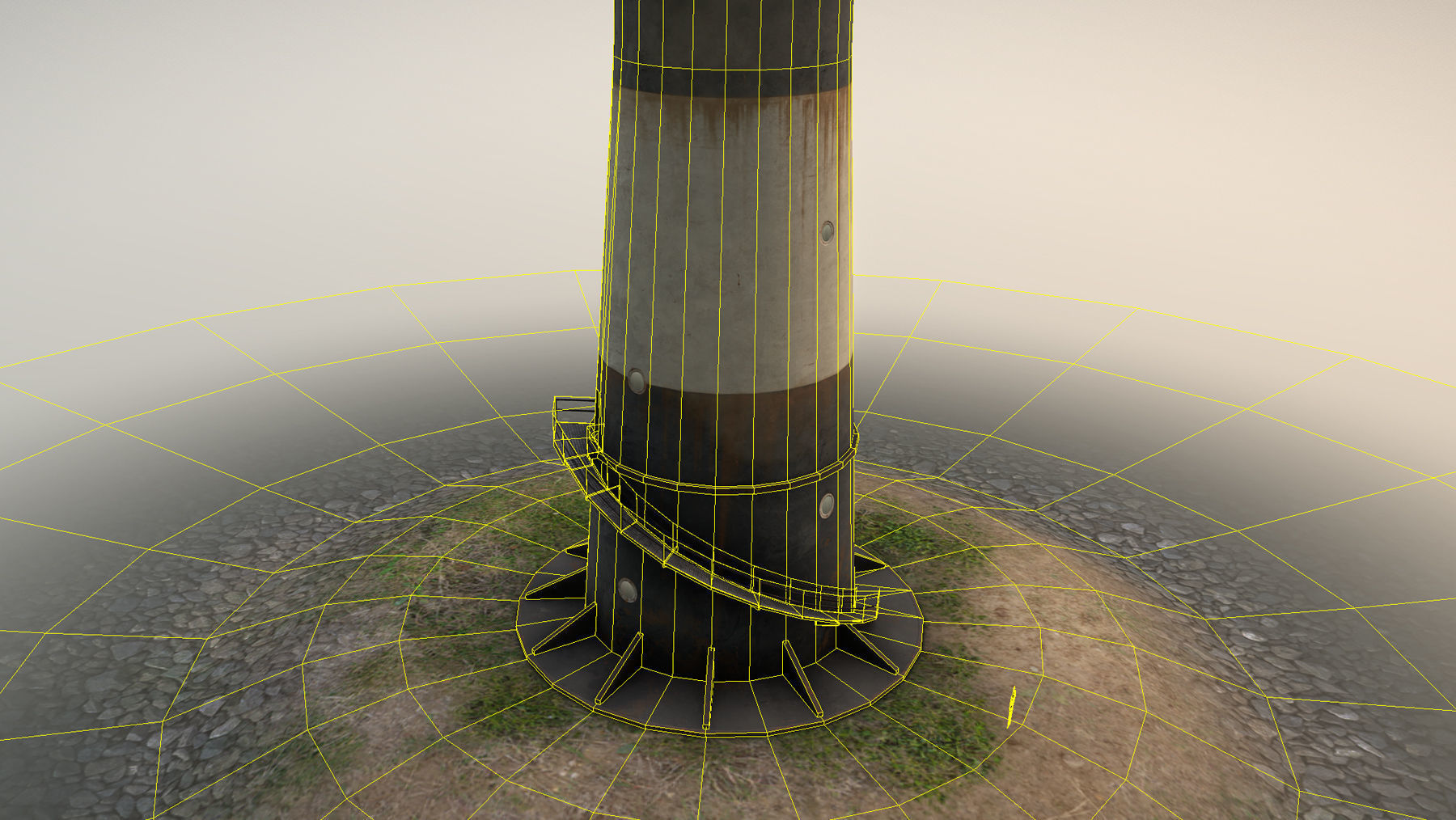 Lighthouse 01 Low-poly 3D model_16
