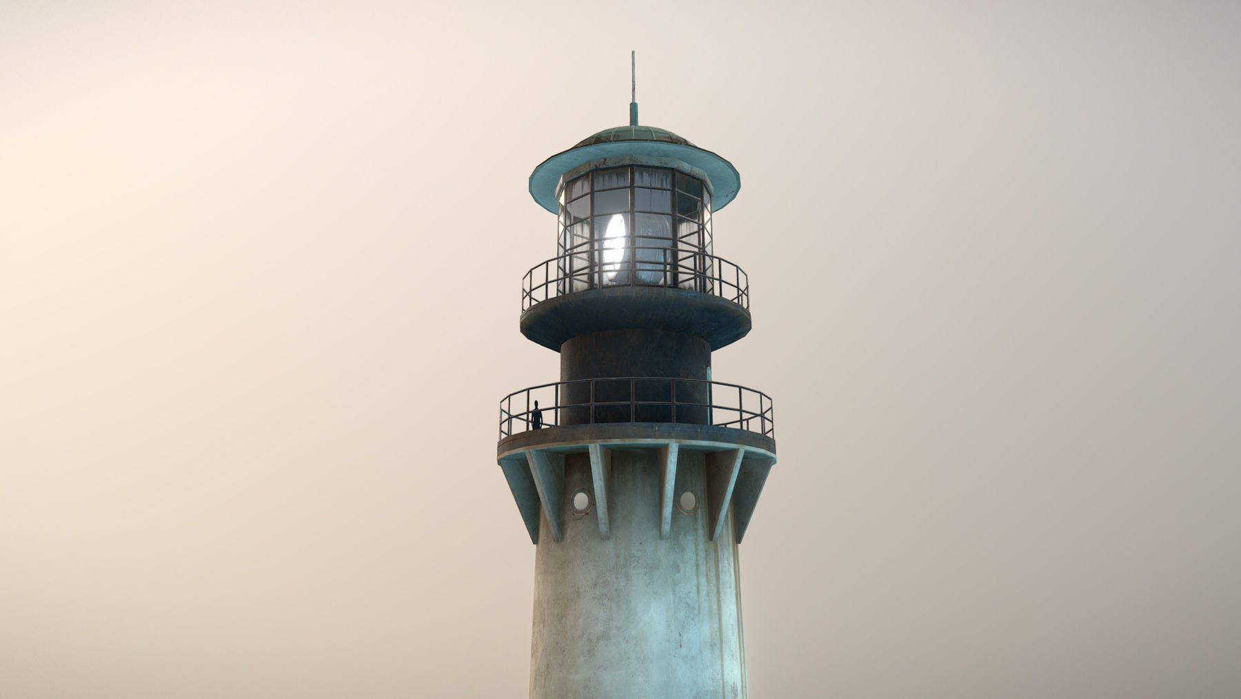 Lighthouse 01 Low-poly 3D model_10
