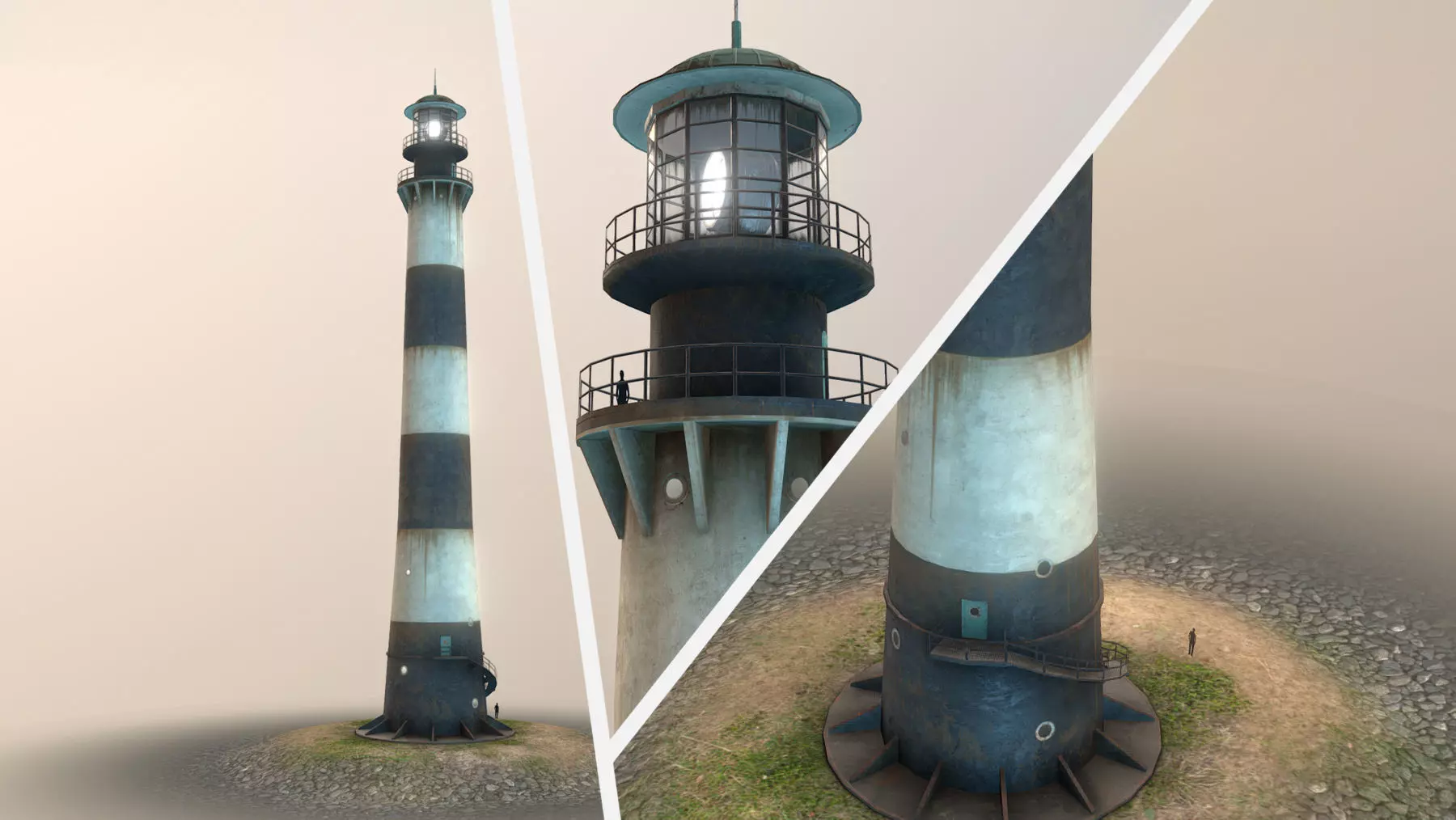 Lighthouse 01 Low-poly 3D model_0