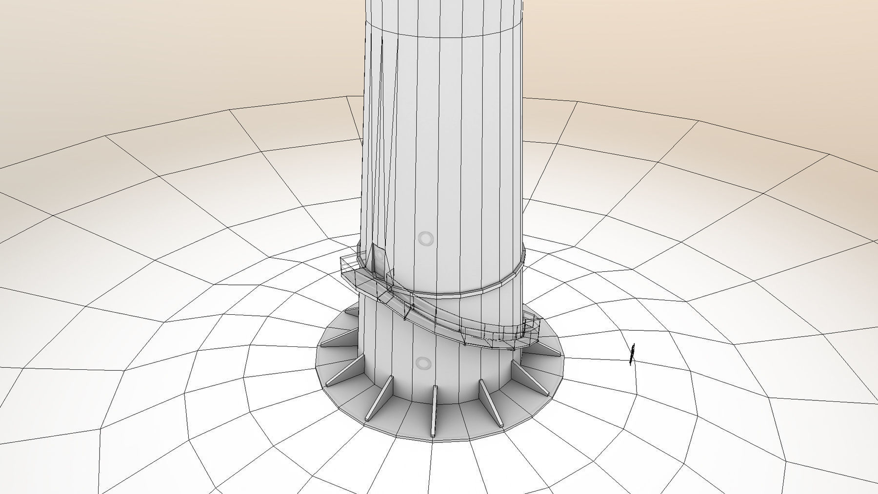 Lighthouse 01 Low-poly 3D model_20