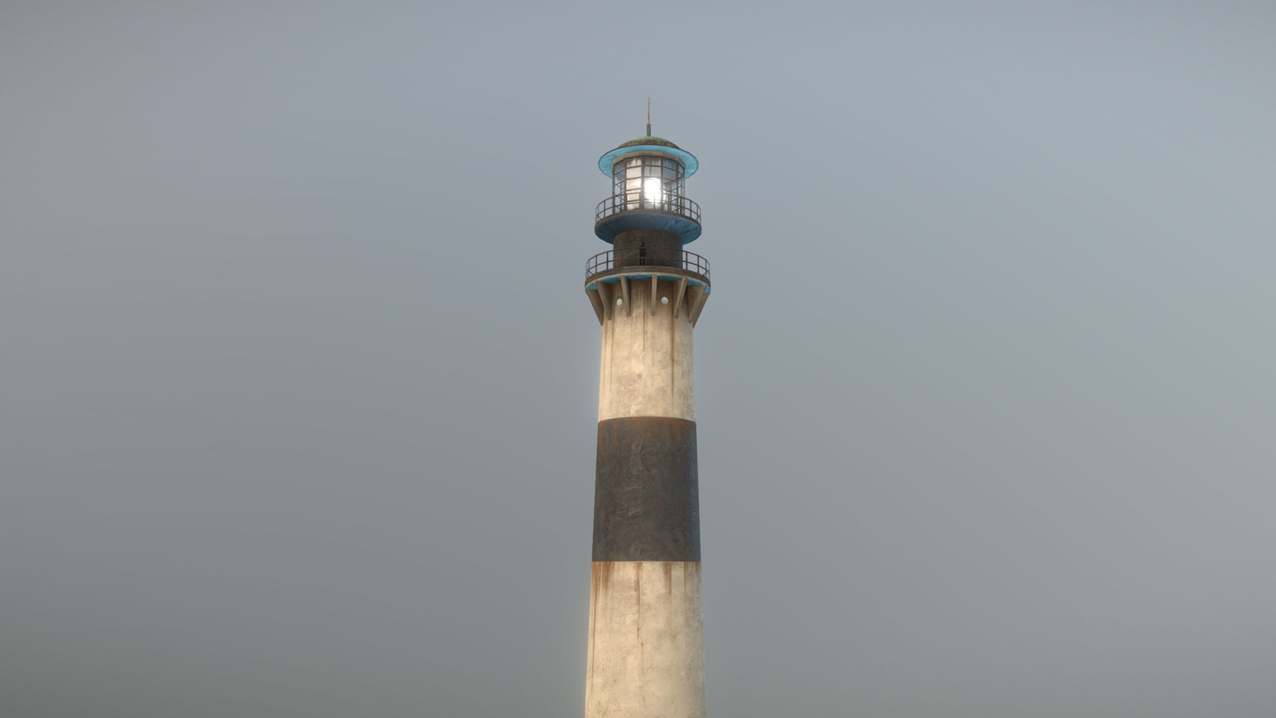 Lighthouse 01 Low-poly 3D model_12