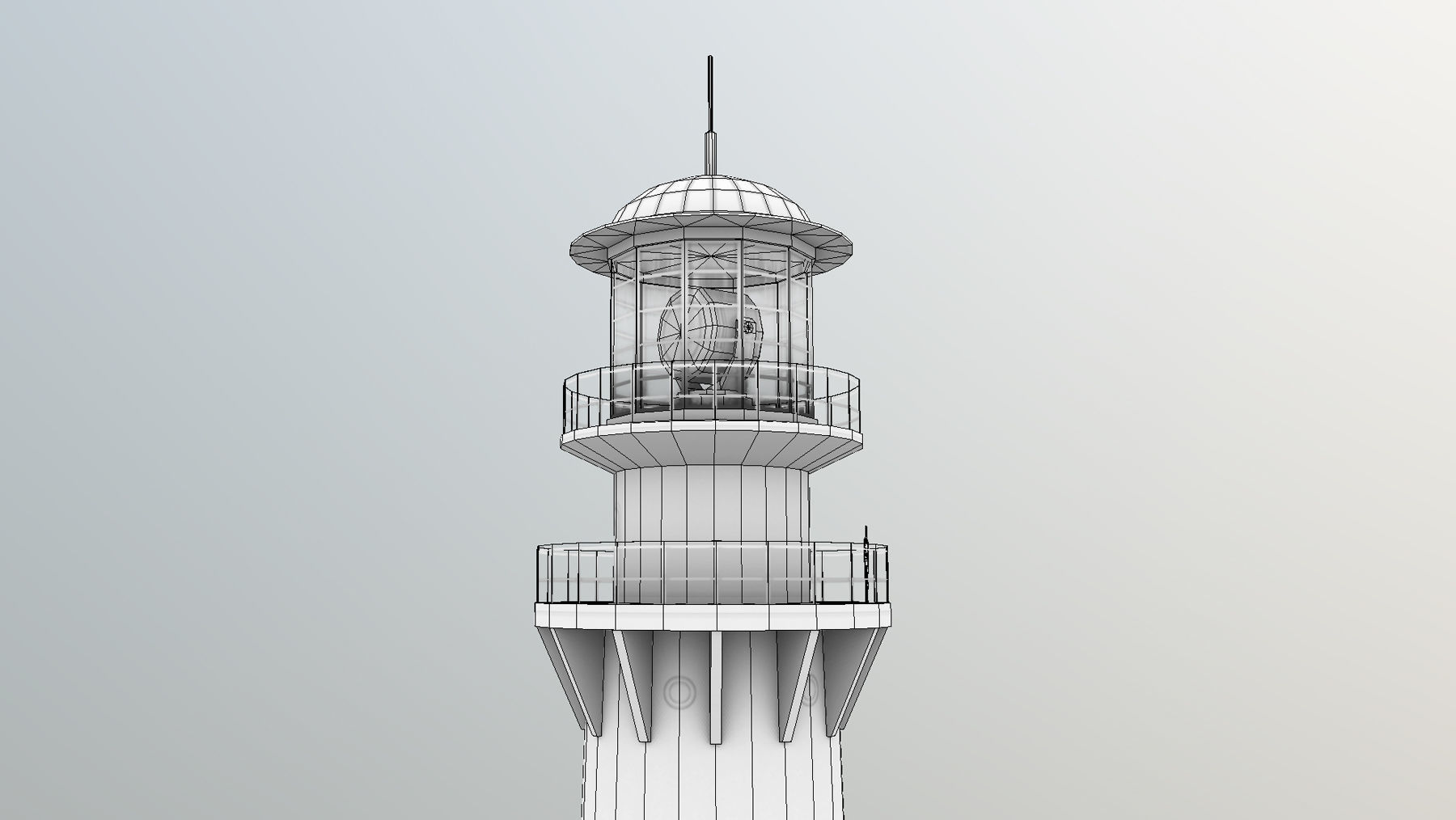 Lighthouse 01 Low-poly 3D model_18