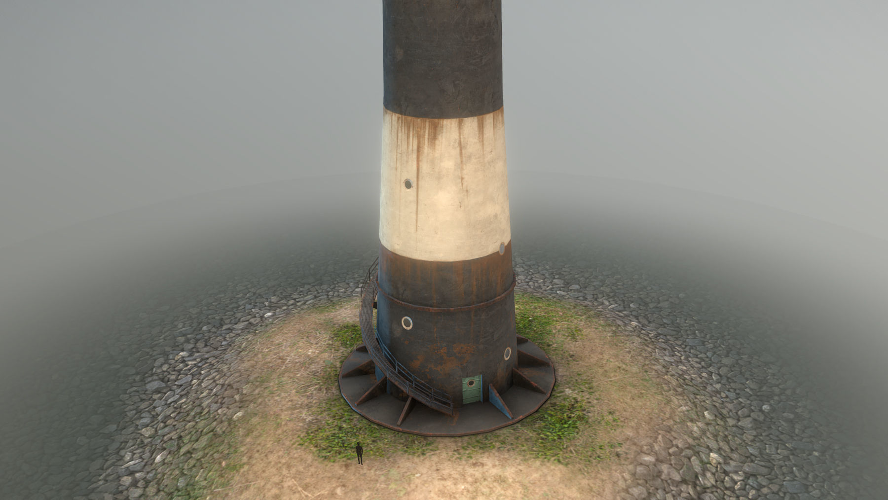 Lighthouse 01 Low-poly 3D model_6
