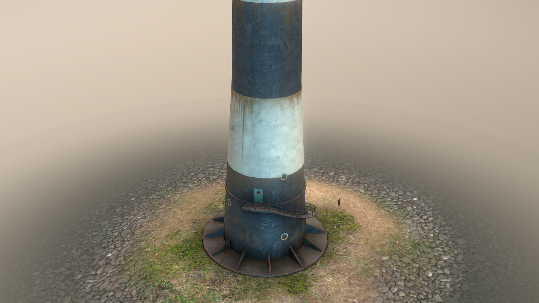 Lighthouse 01 Low-poly 3D model_7