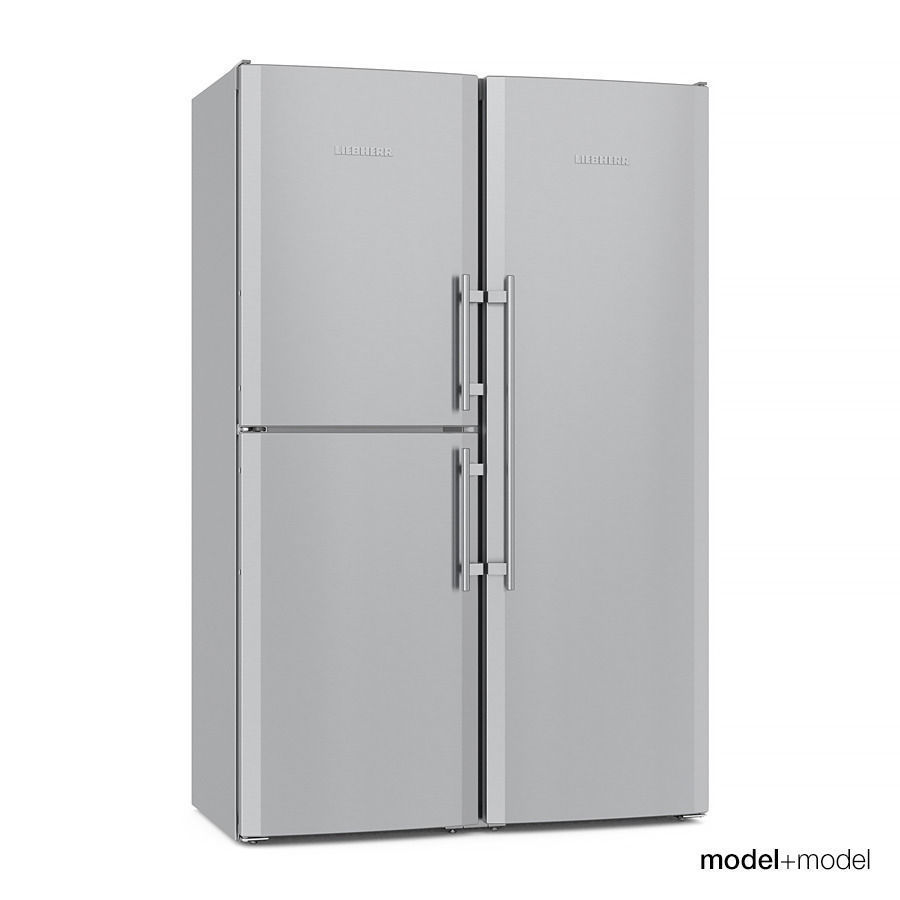 Liebherr fridges 3D model_1