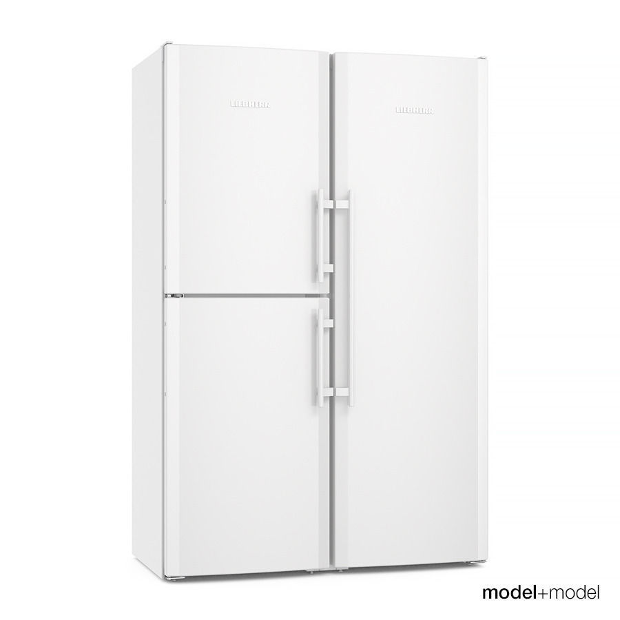Liebherr fridges 3D model_8
