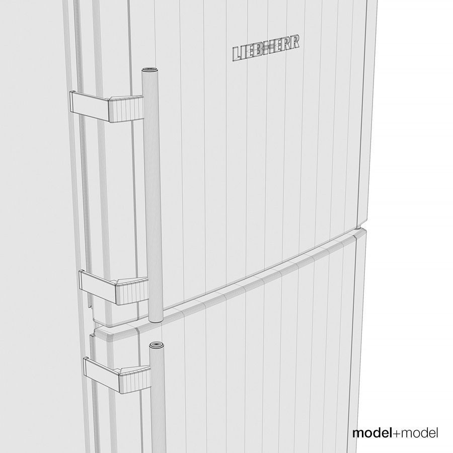 Liebherr fridges 3D model_13