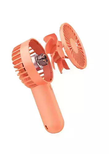 Fan model portable hand - orange