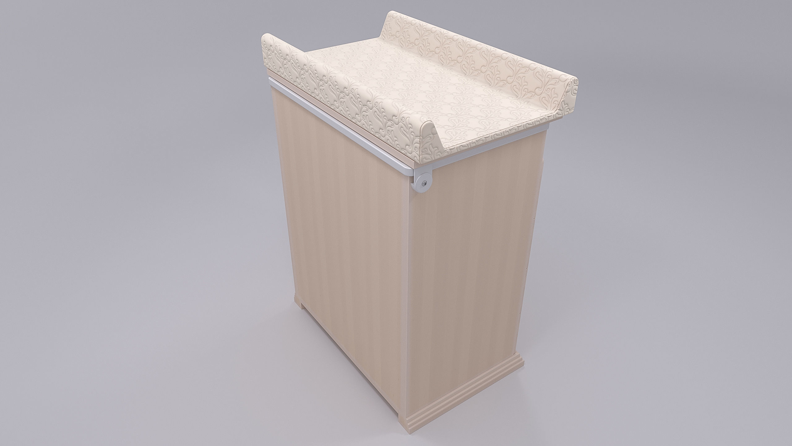 Childrens furniture set Azzurra Rinascimento antique white 3D model_12