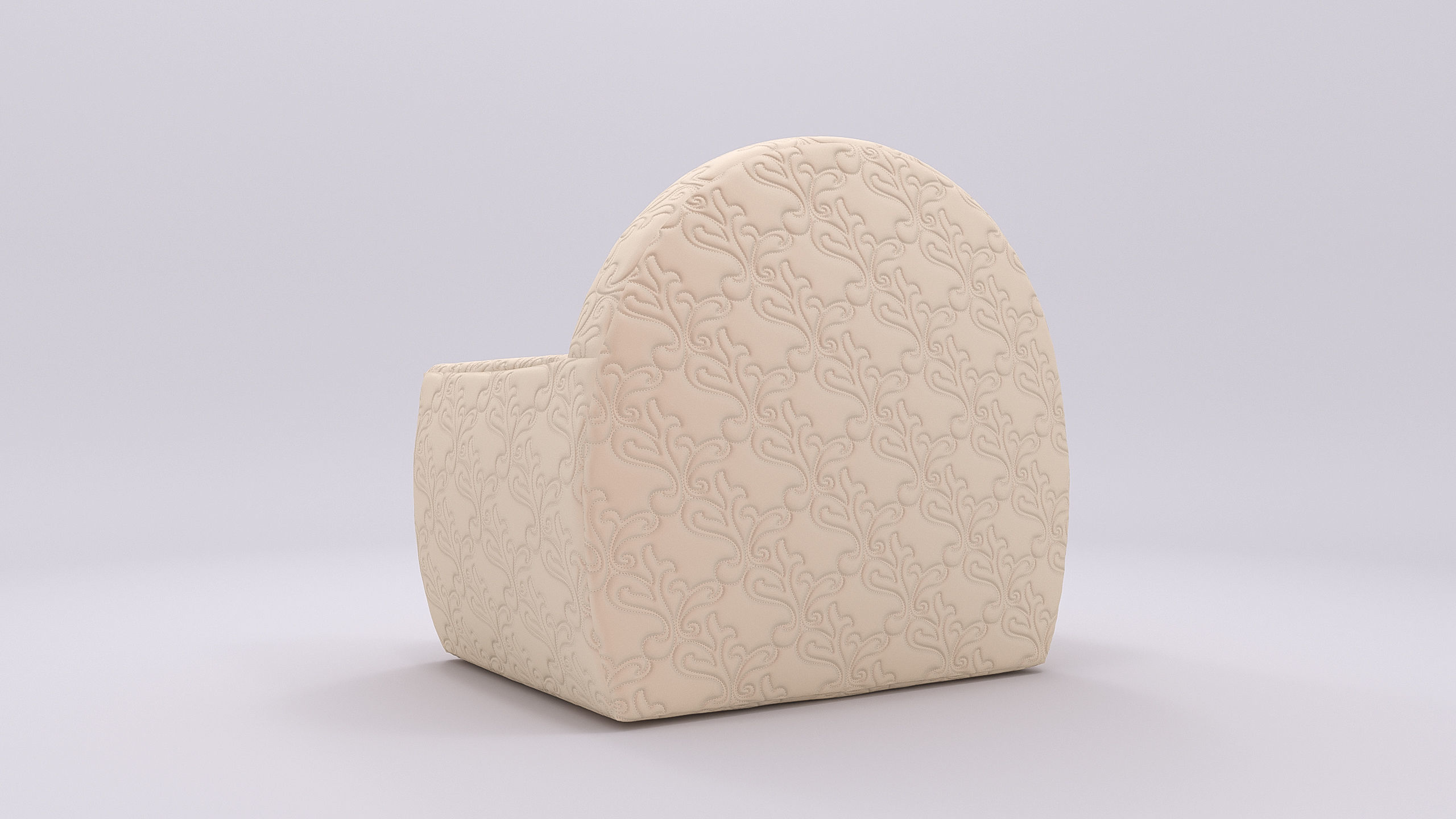 Childrens furniture set Azzurra Rinascimento antique white 3D model_16